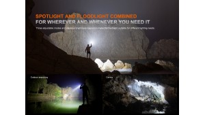 Fenix LR35R PRO - LED & UV - Lanternă profesională - 10000 Lumeni - 500 Metri